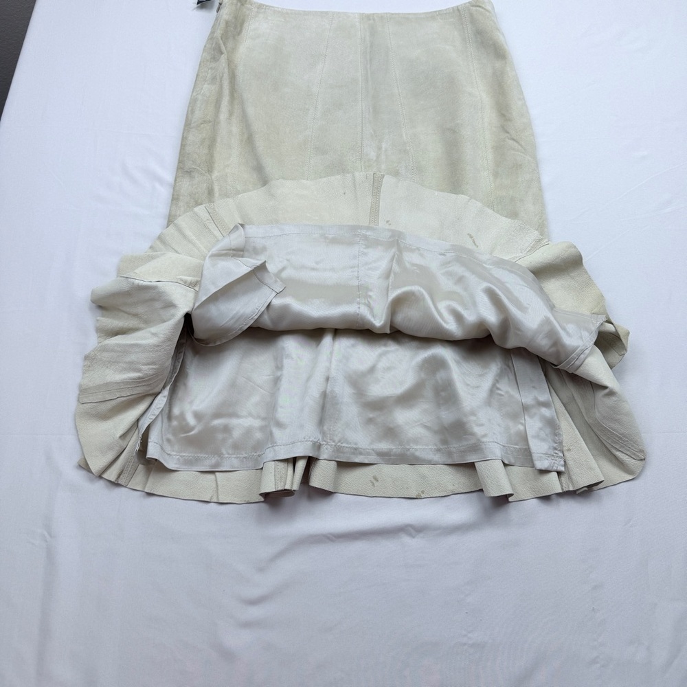 Ideology women's 100% suede leather skirt - Picture 6 of 10